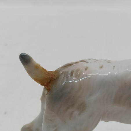 Lotto di 4 cani in ceramica porcellana Spagnola Martinu