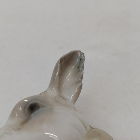 Lotto di 4 cani in ceramica porcellana Spagnola Martinu