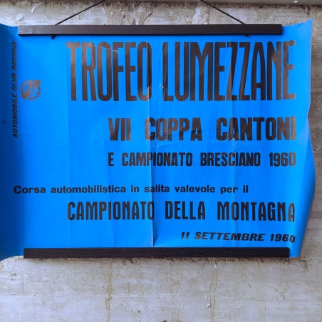 Manifesto Trofeo Lumezzane VII Coppa Cantoni 1960