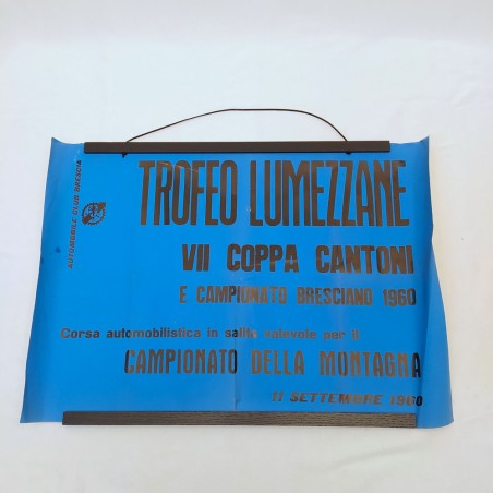 Manifesto Trofeo Lumezzane VII Coppa Cantoni 1960