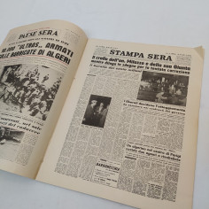 Fascicolo rilegato con riproduzione di prime pagine24 giornali anni 60 2