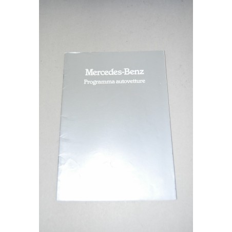 PROSPEKT BROCHURE DEPLIANT MERCEDES BENZ PROGRAMMA AUTOVETTURE 45 PAG. ITALIANO