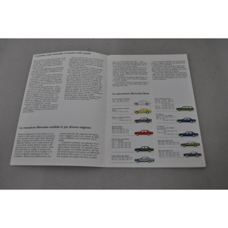 PROSPEKT BROCHURE DEPLIANT MERCEDES BENZ PROGRAMMA AUTOVETTURE 45 PAG. ITALIANO