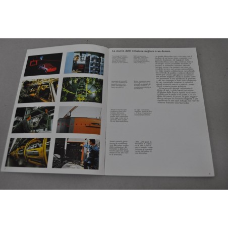 PROSPEKT BROCHURE DEPLIANT MERCEDES BENZ PROGRAMMA AUTOVETTURE 45 PAG. ITALIANO