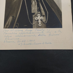 Foto di prelato veronese anni 60 con dedica autografa Vescovo Bova 2
