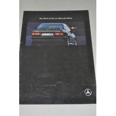 PROSPEKT BROCHURE DEPLIANT MERCEDES BENZ DER 190 E 2.5-16 GERMAN TEXT OTTIMO