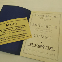 Velocipedi Accessori Gomma Piero Sacchi Catalogo 1931 2