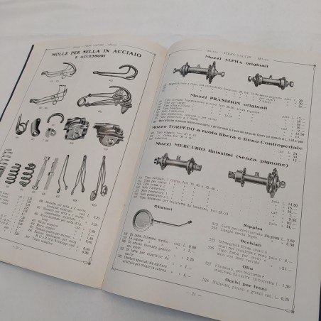 Velocipedi Accessori Gomma Piero Sacchi Catalogo 1931