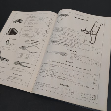 Velocipedi Accessori Sport  Piero Sacchi Catalogo 1932