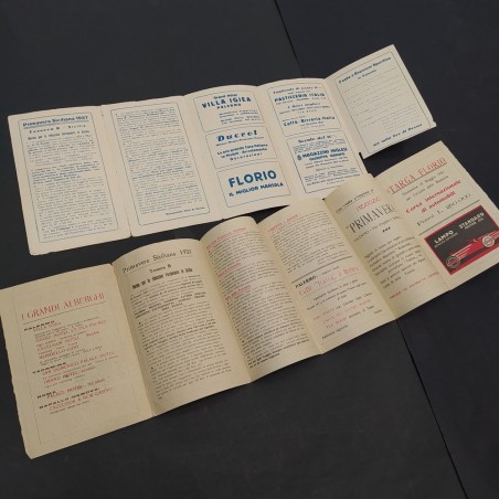 Lotto di 2 tessere ferroviarie Primavera siciliana 1927 e 1931