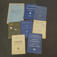 Lotto di 8 libretti istruzioni aeronautica: Odier 22, Lamblin, S. 81 anni 20