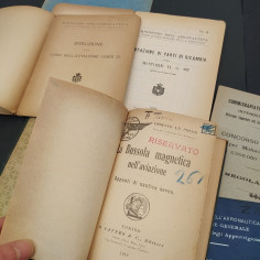 Lotto di 8 libretti istruzioni aeronautica: Odier 22, Lamblin, S. 81 anni 20 2