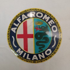 Adesivo tondo Alfa Romeo d. 19 cm