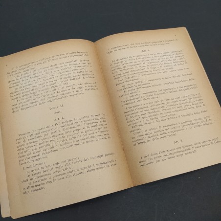 Libretto Riconoscimento Giuridico di Federazioni Nazionali Fasciste … 1934