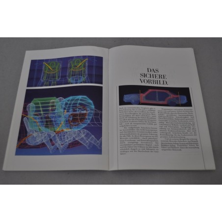 PROSPEKT BROCHURE DEPLIANT DIE S-KLASSE 20 PAGINE TEDESCO, INCOLLATURE UMIDITA'