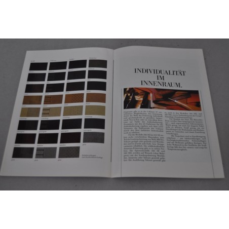 PROSPEKT BROCHURE DEPLIANT DIE S-KLASSE 20 PAGINE TEDESCO, INCOLLATURE UMIDITA'