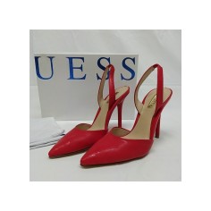 Scarpe donna decolletè Guess in pelle rossa n° 35 nuove 2