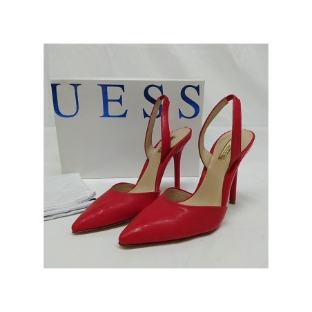 Scarpe donna decolletè Guess in pelle rossa n° 35 nuove