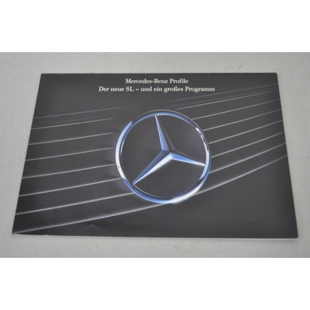 PROSPEKT BROCHURE DEPLIANT MERCEDES BENZ PROFLE DER NEUE SL PROGRAMM TEDESCO