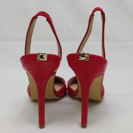 Scarpe donna decolletè Guess in pelle rossa n° 35 nuove