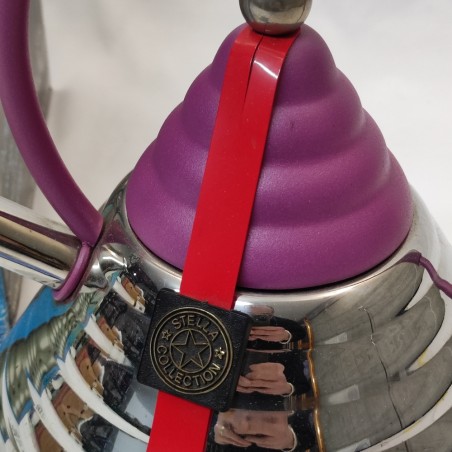 Archimede bollitore teiera in accaiio inox con fischietto Stella