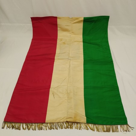 Stendardo da parata tricolore Regno d'Italia Scuola professionale Forlì