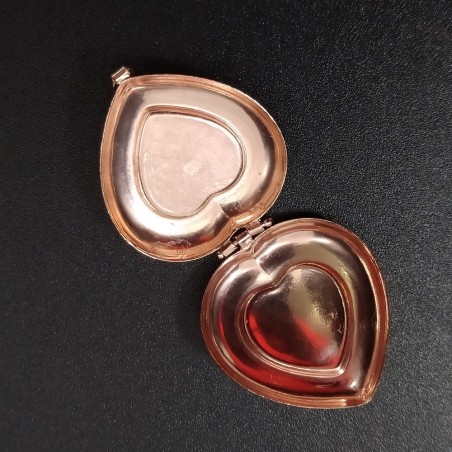 7x  piccole scatoline contenitori bagnati oro rosso 18 kt marca AMD