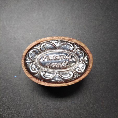 Lotto di 14 scatoline piccole in legno e argento piccole