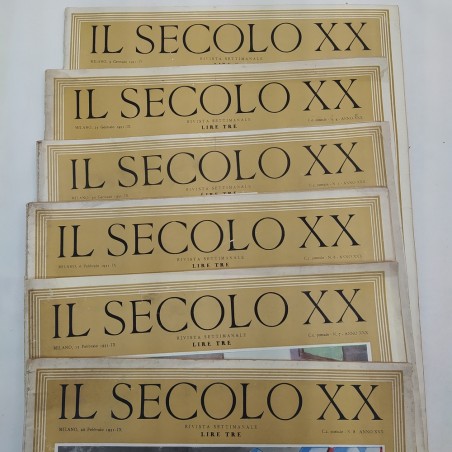 Lotto di 17 numeri Rivista Il Secolo XX anno 1931 principalmente