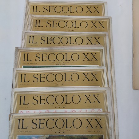 Lotto di 17 numeri Rivista Il Secolo XX anno 1931 principalmente