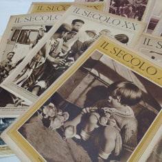 Lotto di 7 numeri rivista Il Secolo XX anno 1932 + 2 copertine 2