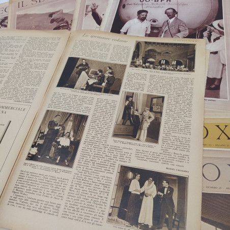 Lotto di 7 numeri rivista Il Secolo XX anno 1932 + 2 copertine