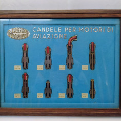 Quadro Magneti Marelli sezioni candele per motori di aviazione 2