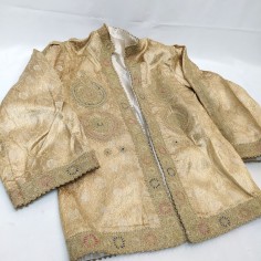 Giacca ricamata in broccato tipo cappottino ottomano 2