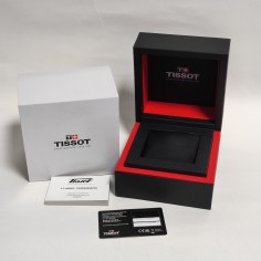 Scatola per orologio Tissot 2-3 hand Chronographs con garanzia non compilata