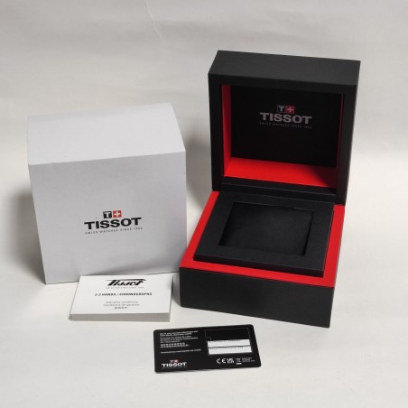 Scatola per orologio Tissot 2-3 hand Chronographs con garanzia non compilata