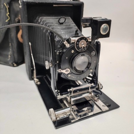 Macchina fotografica Folding AGC con custodia e porta lastre