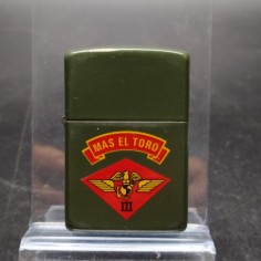Accendino Zippo regular verde militare MAS EL TORO III usato