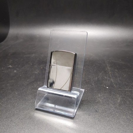 Acendino da tasca tipo Zippo acciaio cromato liscio nuovo