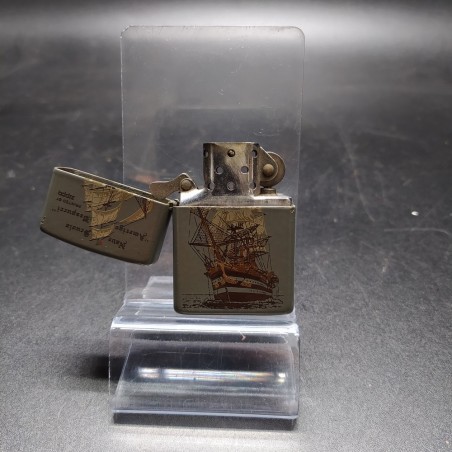 Accendino da tasca originale Zippo Nave scuola Amerigo Vespucci usato