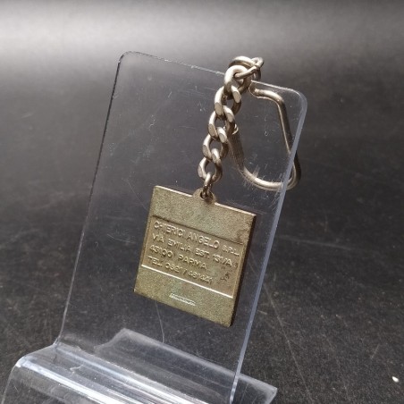 Portachiavi Citroen smalti rossi e oro vintage