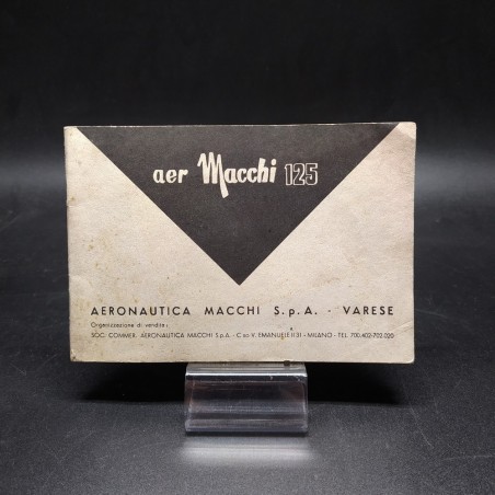 Libretto istruzione manutenzione controllo motociclo Aer Macchi125