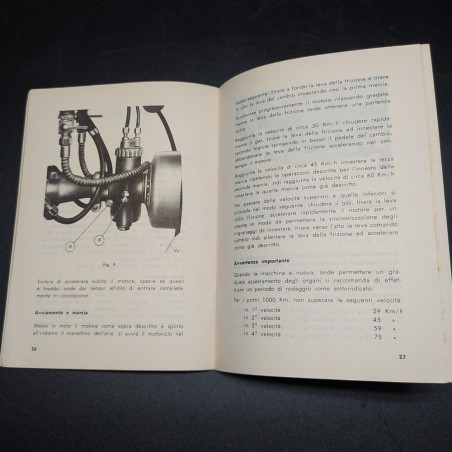 Libretto uso e manutenzione Motociclo Gilera B300 Extra
