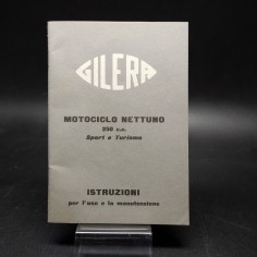 Libretto uso e manutenzione Motocico Gilera Nettuno 250 cc Sport e Turismo