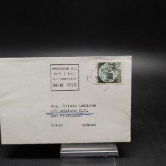 Biglietto augurale Natale 90 firma originale Giulio Andreotti 2
