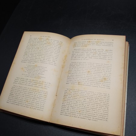 Libro Giacomo Leopardi I Canti edizione del 1900 editore Hoepli