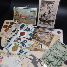 Lotto di 50 cartoline militari Accademia Modena primo 900 2