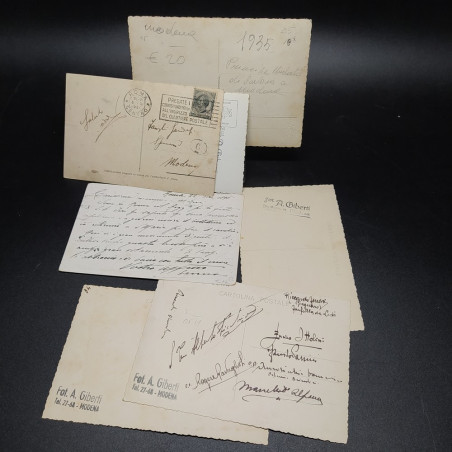 Lotto di 7 cartoline Reali Savoia primo 900