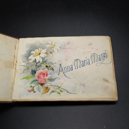 Album manoscritto per Anna Maria Marzi dal padre diario di vita tra il 1895 1905