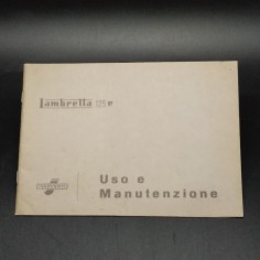 Opuscolo Uso manutenzione Lambretta 125e senza data di pubblicazione